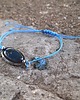bransoletki wire wrapping Labradoryt na lato vol.2  - bransoletka sznurkowa