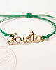 bransoletki na sznurku Bransoletka z imieniem z  drutu