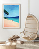 plakaty Złota plaża - spacer nad oceanem - plakat fine art