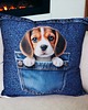 poduszki z grafiką Poduszka piesek poduszka ozdobna z pieskiem poduszka beagle