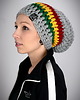 czapki damskie DreadLove Rasta 01 - JASNA SZARA