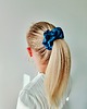 gumki do włosów Gumka jedwabna, scrunchie, frotka misterious night MAXI