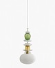 lampy wiszące Lampa wisząca szklana artdeco prl vintage