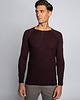 swetry męskie Sweter męski  lerici o-neck bordo
