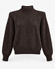 swetry damskie  Półgolf Super Kid Mohair Chocolate z odpinanymi poduchami