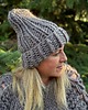 czapki damskie Beanie handmade