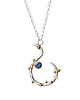 srebrne naszyjniki Blue Moon