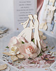 kartki scrapbooking Pamiątka ślubu, GIGA exploding box, kartka 3d na wesele