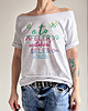 t-shirt damskie A to feler! Szary Oversize