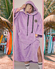 bluza z kapturem damska Poncho Biggy Smile Lilac
