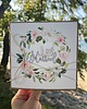 kartki scrapbooking Kartka ślubna ręcznie robiona boho wedding card Just Married