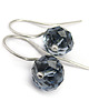kolczyki swarovski Kolczyki - Denim Blue Rondelles - Kryształy Swarovski