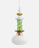lampy wiszące Lampa wisząca szklana artdeco prl vintage retro żyrandol kryształ
