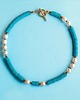 kolie LIMITOWANY naszyjnik : kolekcja summer ocean : PERŁY & LAWA turkusowa