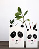 pojemniki na zabawki DUŻY lub MAŁY - panda - 1 szt organizer