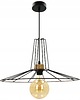 lampy wiszące STYLOWA LAMPA WISZĄCA SUFITOWA DO SALONU JADALNI KLOSZ DRUT LOFT E27