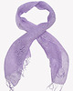 szale damskie Szal len 100% w liliowym kolorze 55cm x 180cm