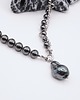 kolie Naszyjnik Hematyt z perłą