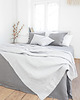 koce i narzuty Lniana Narzuta LIGHT GRAY
