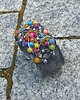 bransoletki wire wrapping Kolorowy ogród - bransoletka regulowana