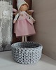 kosze do przechowywania Koszyk szydełkowy ze sznurka 12cmx7cm