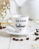 filiżanki Filiżanka Espresso Łyk Kawusi dla Babusi