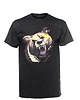 t-shirty męskie Koszulka niedźwiedź ręcznie malowana.