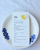 zaproszenia i kartki na ślub Cytryny. Menu