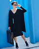 swetry damskie  New SWETER OVERSIZE V Black