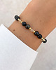 bransoletki z kamieni naturalnych Talizman - obsydian, cytryn, hematyt - ochrona i dobrobyt