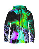 bluza z kapturem damska Damska Bluza z kapturem DR.CROW Marble Liquid