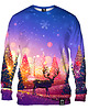 bluza bez kaptura damska Bluza Bez Kaptura Damska DR.CROW Sunny Christmas