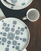 talerze, miski Duży porcelanowy talerz - Kolekcja Etno
