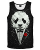 t-shirty męskie DR.CROW Bokserka Męska Panda Godfather