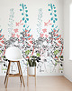 tapety i naklejki ścienne Panel Tapety 100x280 Botanical 1