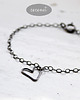bransoletki wire wrapping LOVE IS IN THE AIR - srebrna bransoletka