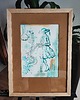 obrazy Akwarela mixed media orginalny sygnowany
