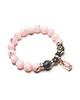 bransoletki z kamieni naturalnych Kolekcja Rich - Opal pink /glamour/ - bransoletka