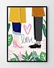 plakaty Love - plakat/ilustracja na prezent dla dziewczyny