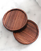 podkładki do kuchni Drewniane, okrągłe podstawki pod kubek