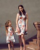 sukienki midi damskie sukienka w botaniczny print "Hanna"