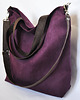 torby XXL Torba hobo XXL - oberżyna, brąz