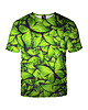 t-shirt damskie Damski T-shirt DR.CROW Butterfly Green