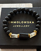biżuteria męska Bransoletka męska Cytryn i Turmalin
