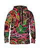 bluzy męskie Męska Bluza z kapturem DR.CROW Drawn Flowers