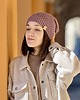 czapki damskie Klasyczna Czapka Slouchy - Wrzos
