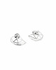 kolczyki srebrne Kolczyki srebrne 3D Silver  Studs - New Geometry
