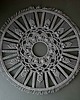 makramy Duża Mandala Makrama dekoracja ścienna 72 cm