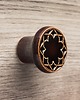 gałki do mebli Gałka do mebli, ciemno-brązowa, wz.3