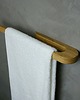 wieszaki Dębowy minimalistyczny wieszak ścienny do łazienki